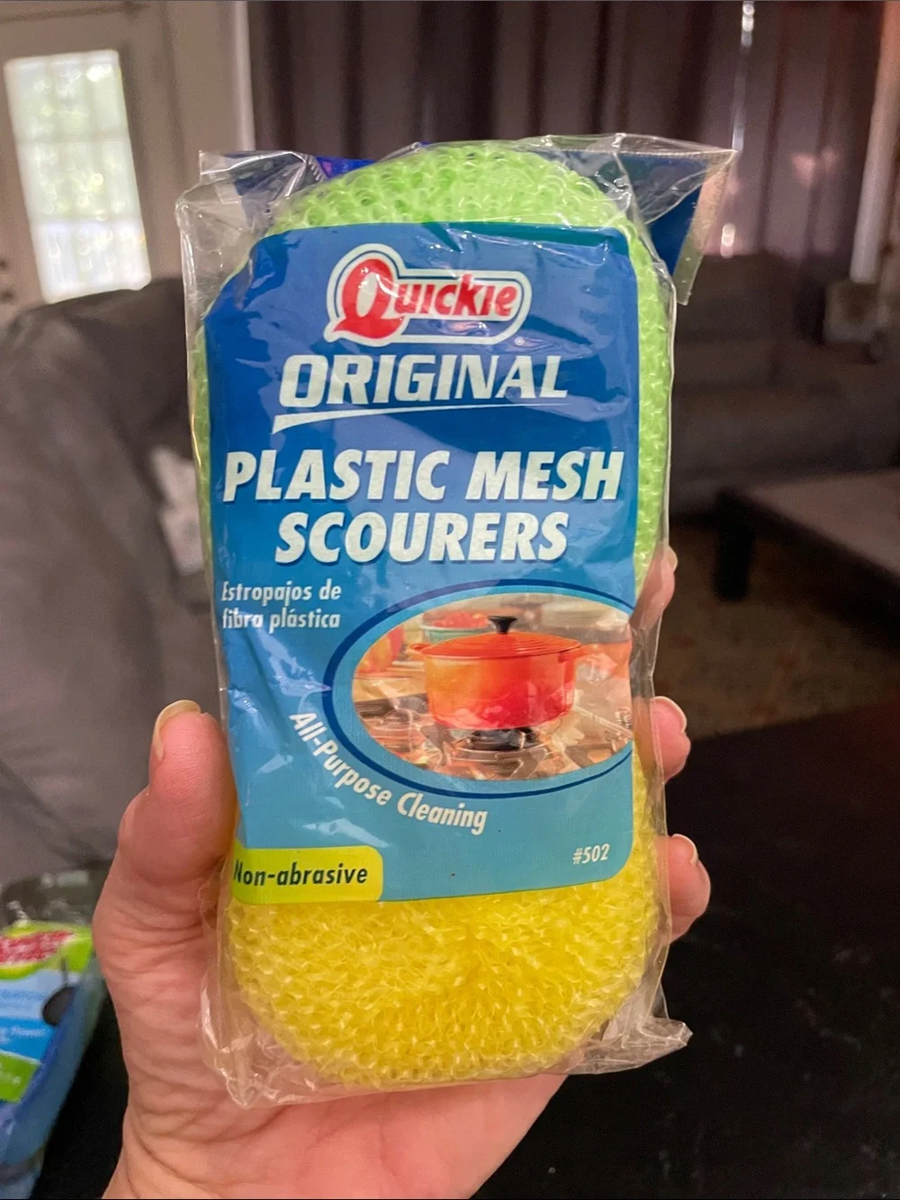 Heavy Duty & Non-Scratch Dishwand Refills - Green & Blue & 2Pk Scourers All New